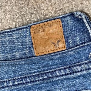 American Eagle ripped skinny jeans
